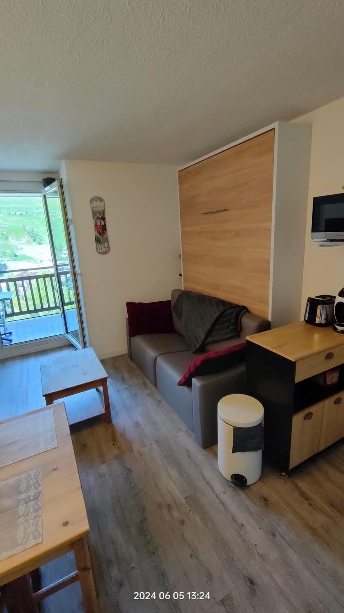 Studio Cabine 4 Pers Les2Alpes 21M² เลส์เดอซาลป์ ภายนอก รูปภาพ