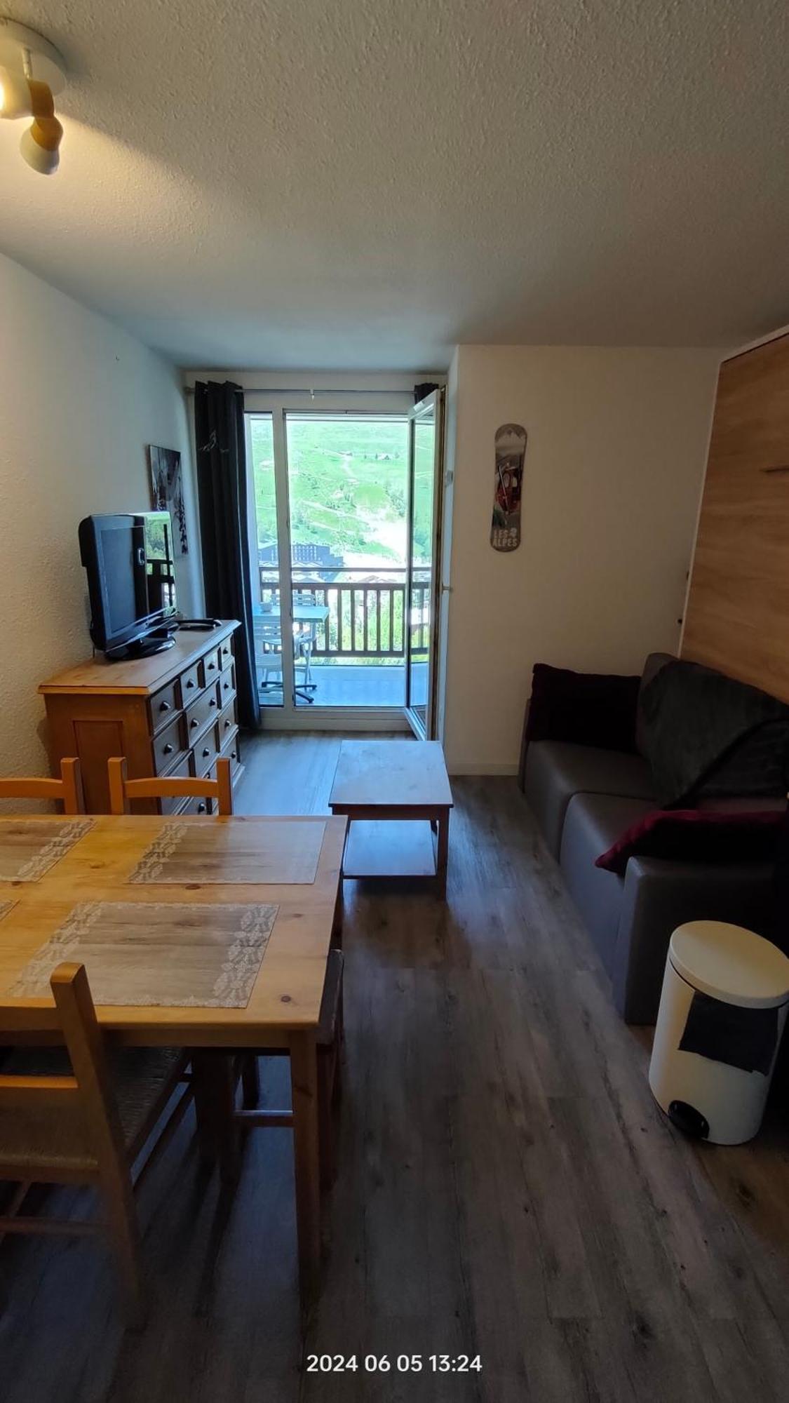 Studio Cabine 4 Pers Les2Alpes 21M² เลส์เดอซาลป์ ภายนอก รูปภาพ