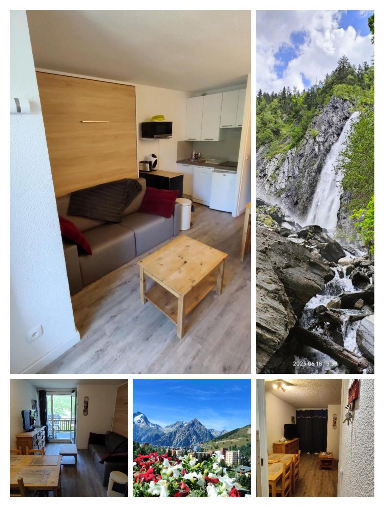 Studio Cabine 4 Pers Les2Alpes 21M² เลส์เดอซาลป์ ภายนอก รูปภาพ